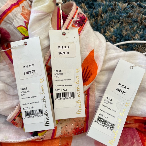 NWT CAMILLA Panelled Short DRESS PRETTY AS A POPPY - Picture 8 of 9